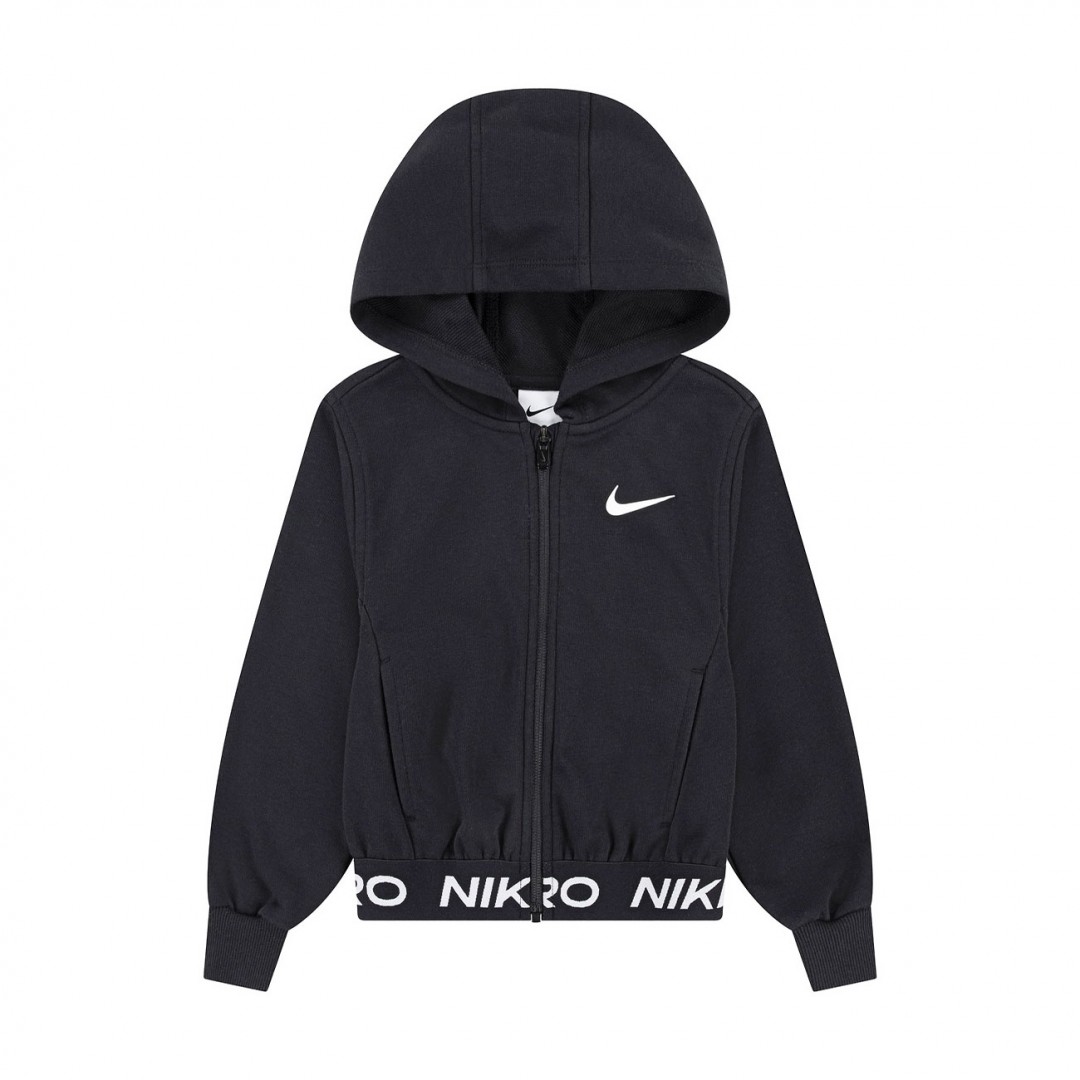 NIKE NKG NP ESSENTIALS FZ FT HOODIE 36N212-023 Black