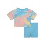 NIKE BOXY TEE & BIKE SHORT SET 16K457-F85 Colorful Image 0