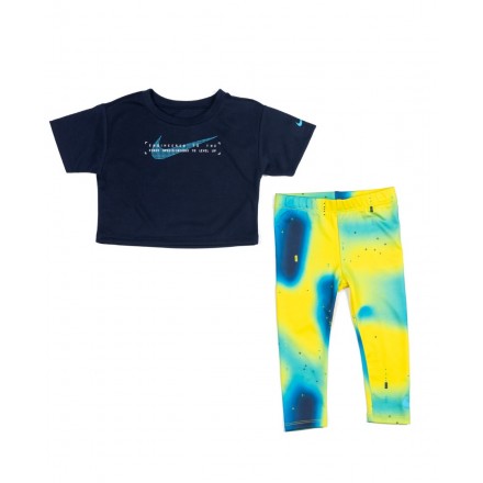 NIKE BOXY TEE & LEGGING SET 16K412-Y2N Πολύχρωμο