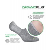 GSA ORGANICPLUS MENS ULTRALIGHT PERFORMANCE NO SHOW 6PACK 8119104-WHITE-GRAY-BLACK 50 Colorful Image 2