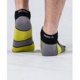 GSA HYDRO MENS EXTRA CUSHIONED HIGH PERFORMANCE LOW CUT 6PACK 8119110-BLACK/ORAN-YELL-BLUE Black Image 2