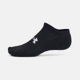 UNDER ARMOUR UNISEX TC 3PK NO SHOW 1386313-001 Μαύρο Εικόνα 2