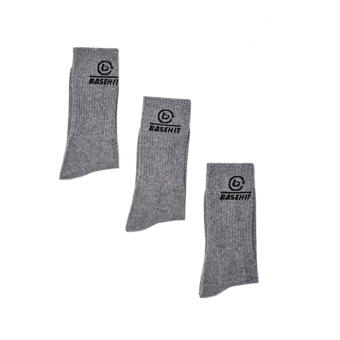 BASEHIT 3PACK 212.BU08.04-GREY ML Grey
