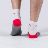 GSA HYDRO MENS EXTRA CUSHIONED HIGH PERFORMANCE QUARTER 6PACK 8119111-WHITE/RED-GRN-BLUE52 Λευκό Εικόνα 4