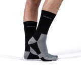 GSA ORGANICPLUS MENS FULLY CUSHIONED PERFORMANCE CREW 6PACK 8119105-BLACK Black Image 
