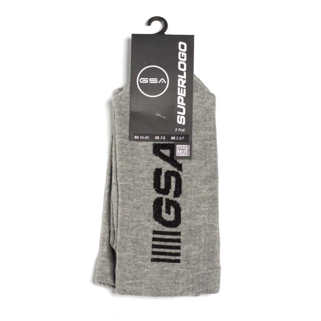 GSA SUPERLOGO CREW SOCKS 81-1900-05 Grey