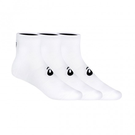 ASICS 3 PACK QUARTER SOCK 3033C299-100 White