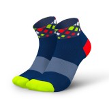 INCYLENCE LOW-CUT RUNNING CRYSTALS SHORT 0101622-NAVY CANARY Colorful Image 