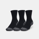 UNDER ARMOUR PERFORMANCE COTTON 3PK MID 1379530-001 Black Image 2