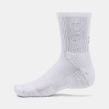 UNDER ARMOUR 3-MAKER 3PK MID-CREW 1373084-100 White Image 2