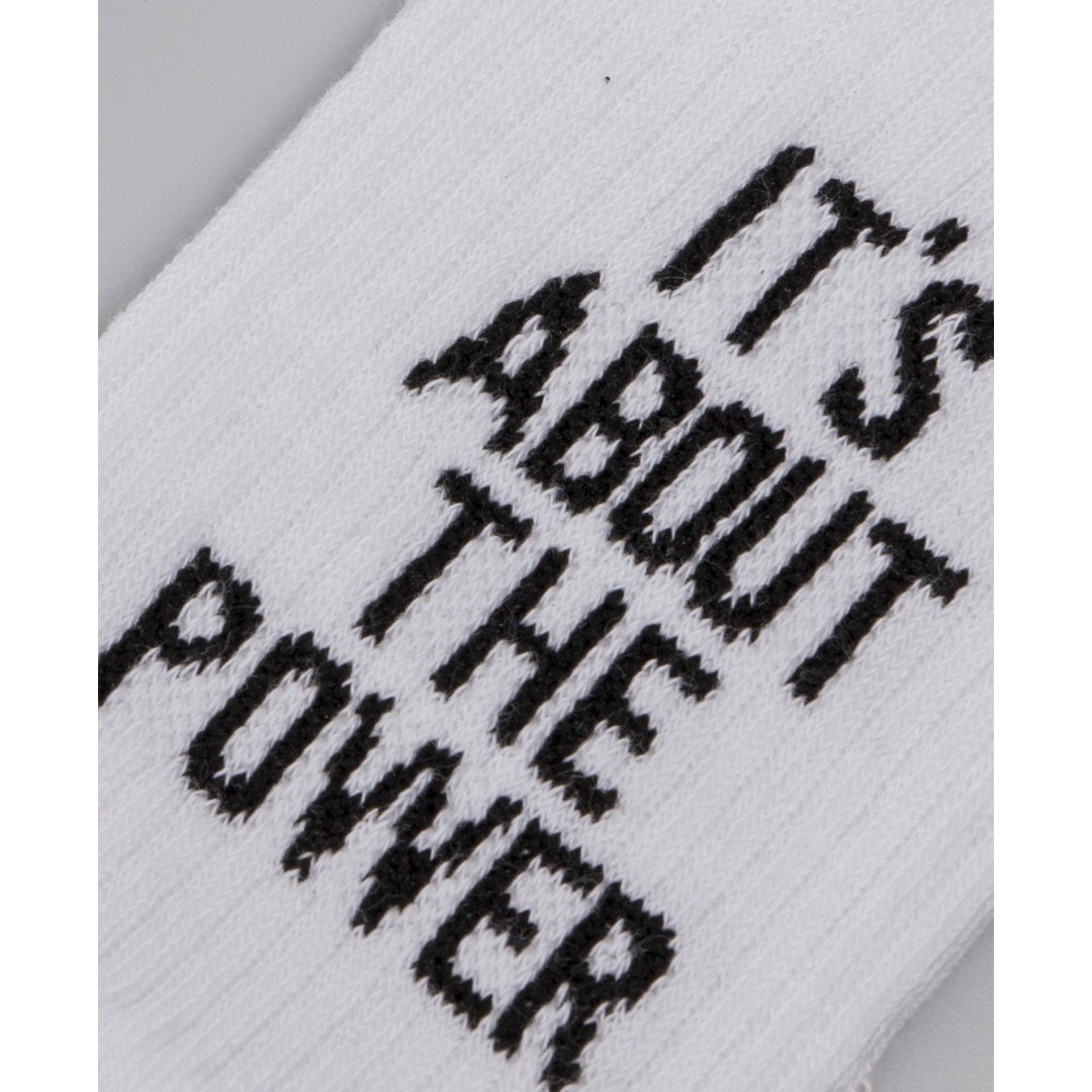 BEE UNUSUAL MT INK S.E. POWER GAME UNISEX SOCKS AS-9963-WHITE White
