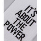 BEE UNUSUAL MT INK S.E. POWER GAME UNISEX SOCKS AS-9963-WHITE White Image 1