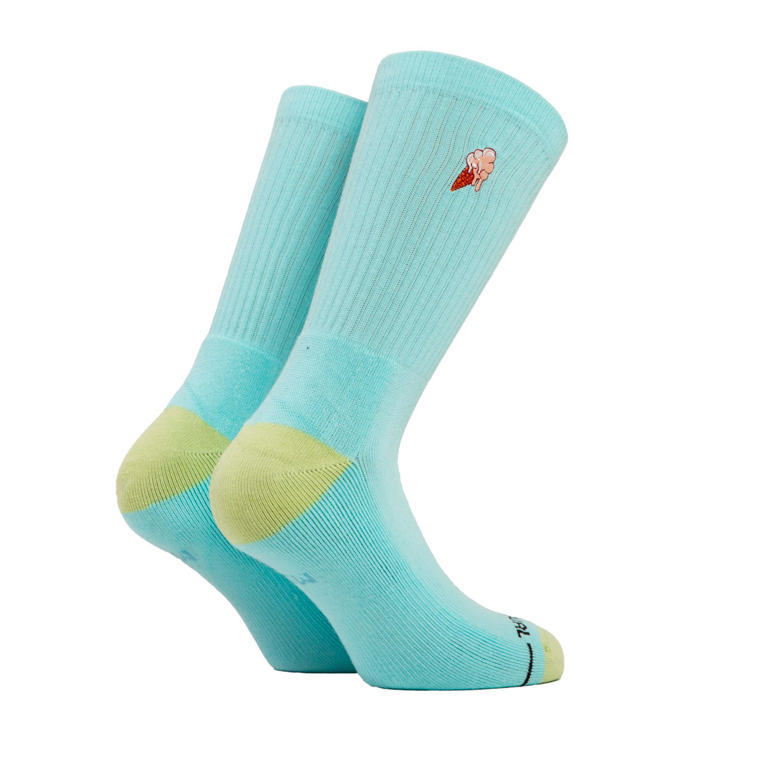 BEE UNUSUAL BEE UNUSUAL ICE CREAM PREMIUM SPRING SOCKS AS-252901-BLUE Σιελ