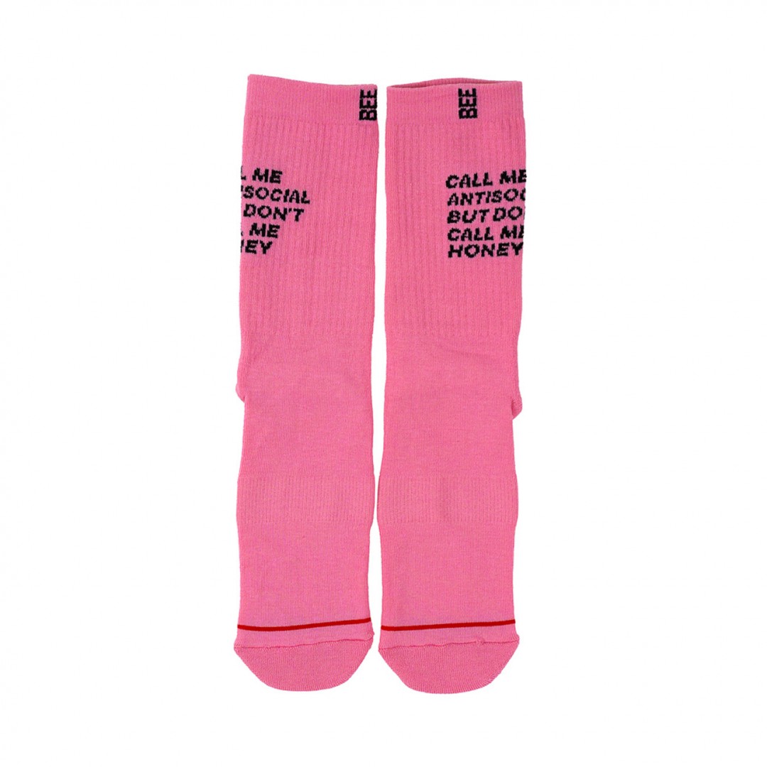 BEE UNUSUAL  ANTISOCIAL PINK SOCKS AS-252915-PINK Ροζ