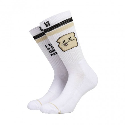 BEE UNUSUAL GLUTEN FREE COMBED SOCKS AS-250838-WHITE Λευκό
