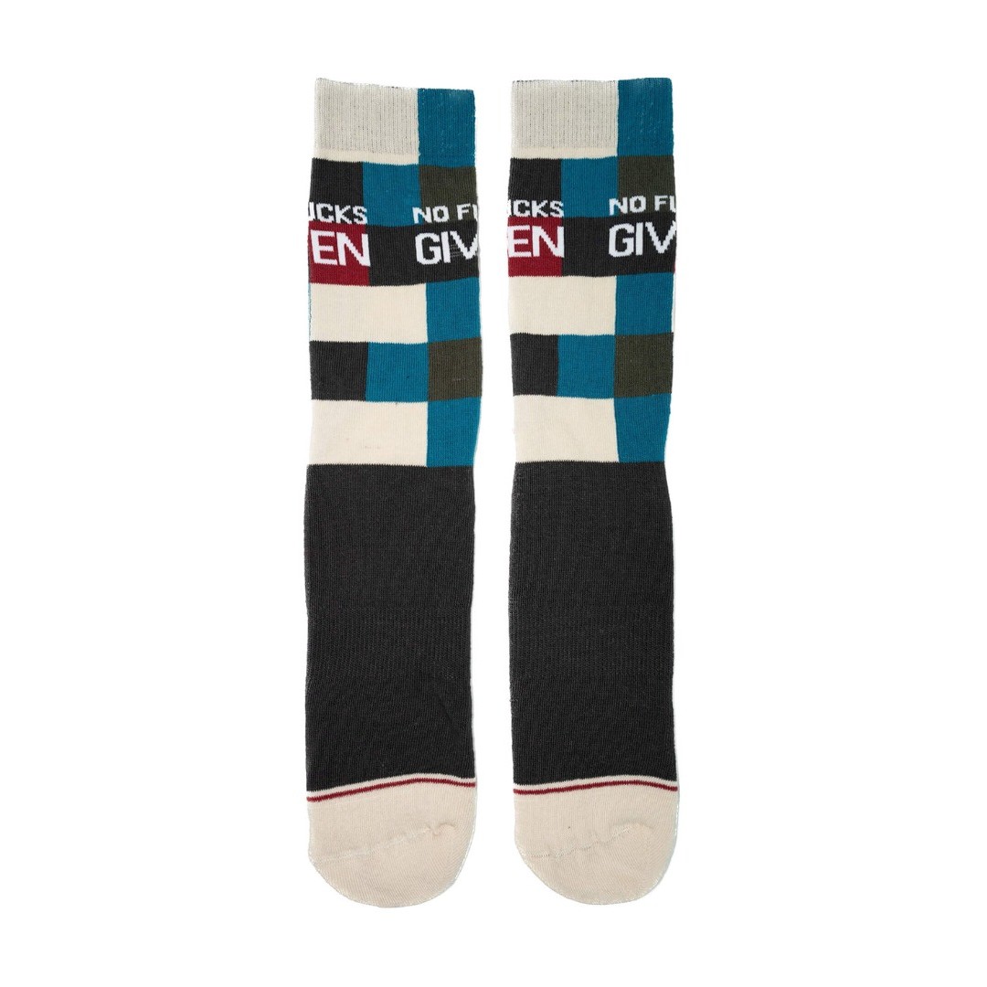 BEE UNUSUAL "NO F*CKS GIVEN" CLASSIC PLAID AS-225004-MULTI Colorful