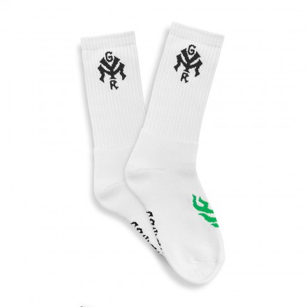 GRIMEY SWEET SCIENCE SOCKS GSO138-OWHT Ecru