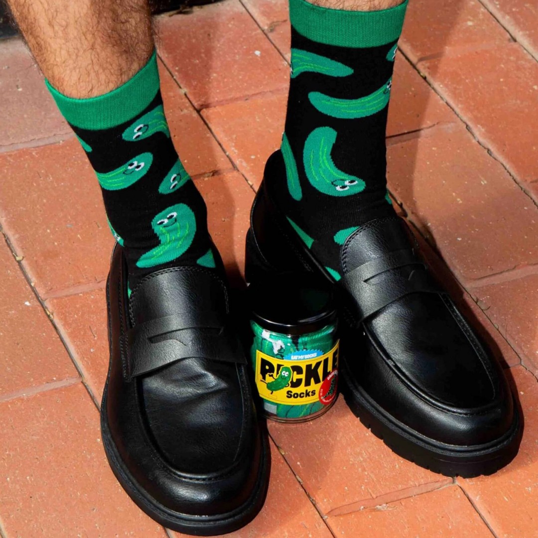 EAT MY SOCKS PICKLES EMSSAFFPIC Πράσινο