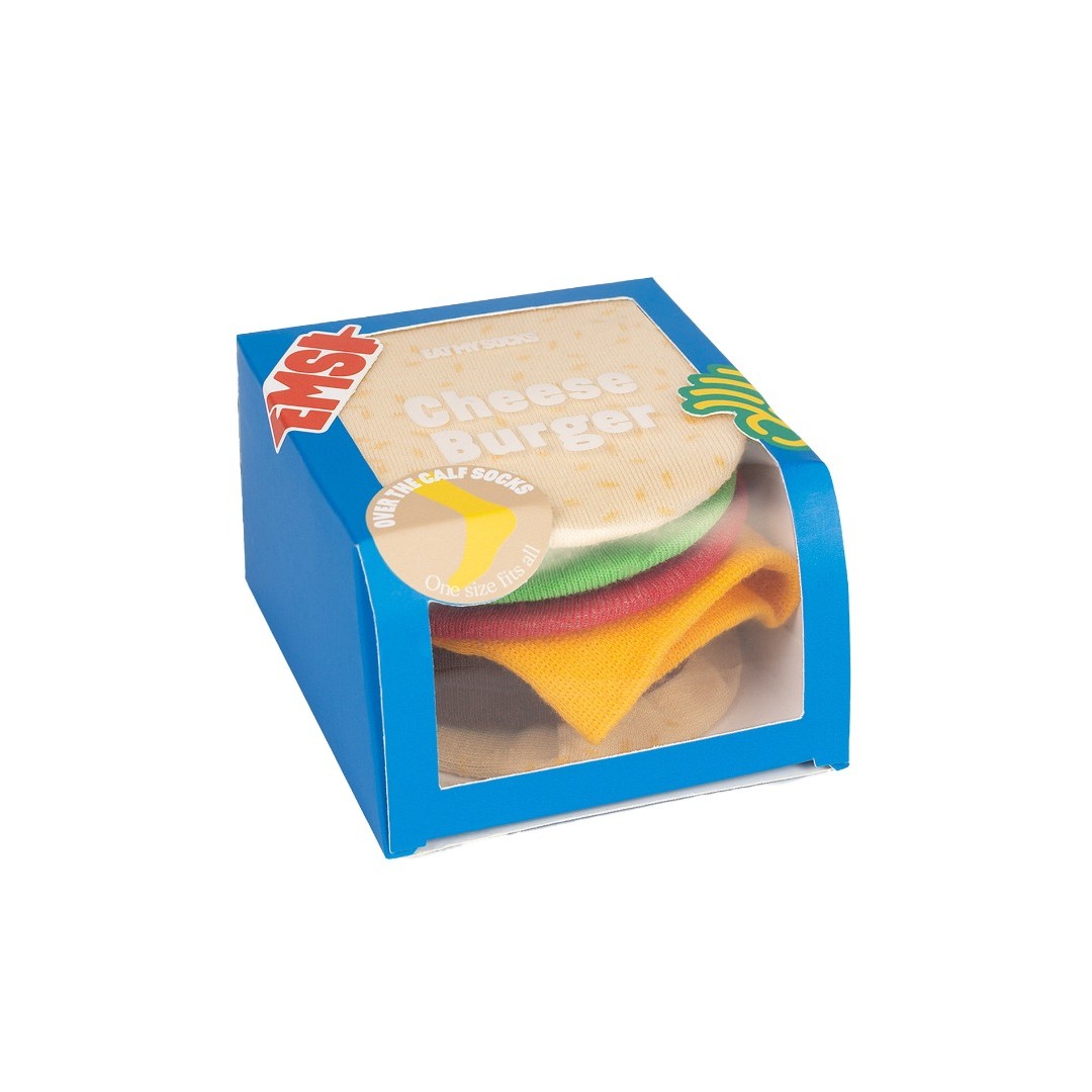 EAT MY SOCKS CHEESEBURGER EMSNOCSCHBU Πολύχρωμο