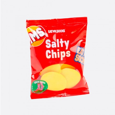 EAT MY SOCKS HAPPY SALTY CHIPS EMSNOCCHIPR Κόκκινο