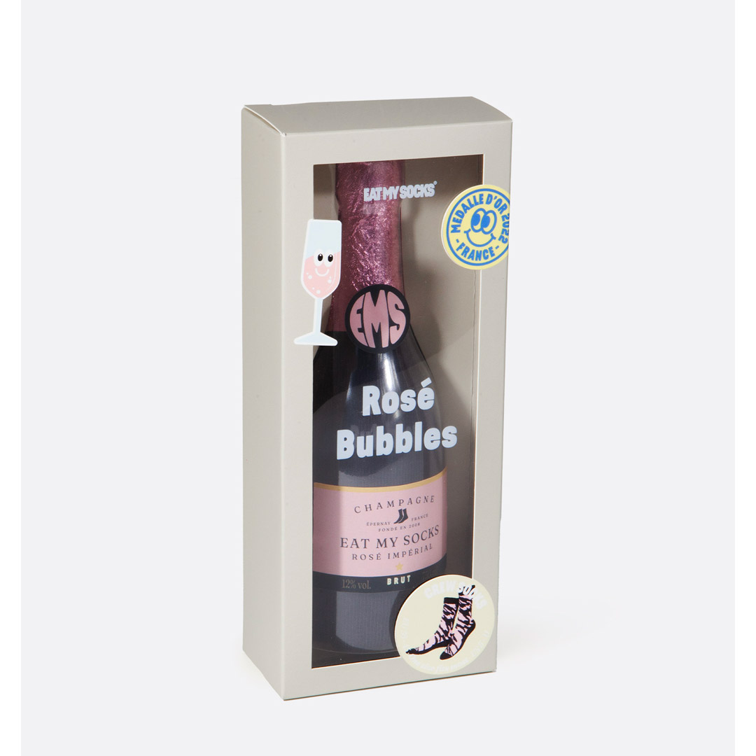 EAT MY SOCKS ROSE BUBBLES EMSNOCROBU Ροζ