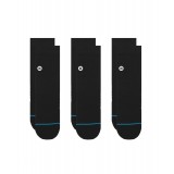STANCE ICON QUARTER 3 PACK A356A21IQP-BLK Μαύρο Εικόνα 