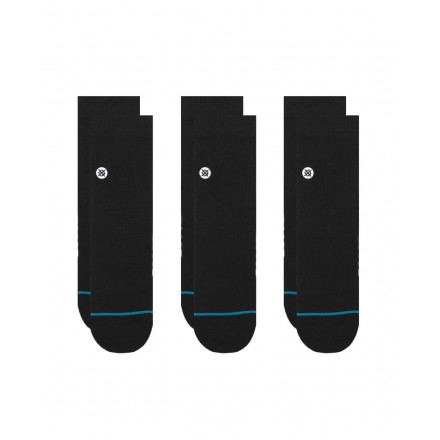 STANCE ICON QUARTER 3 PACK A356A21IQP-BLK Μαύρο