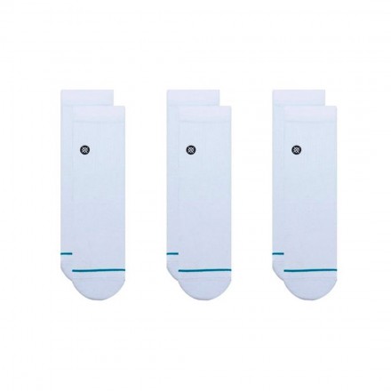 STANCE ICON QUARTER 3 PACK A356A21IQP-WHT Λευκό