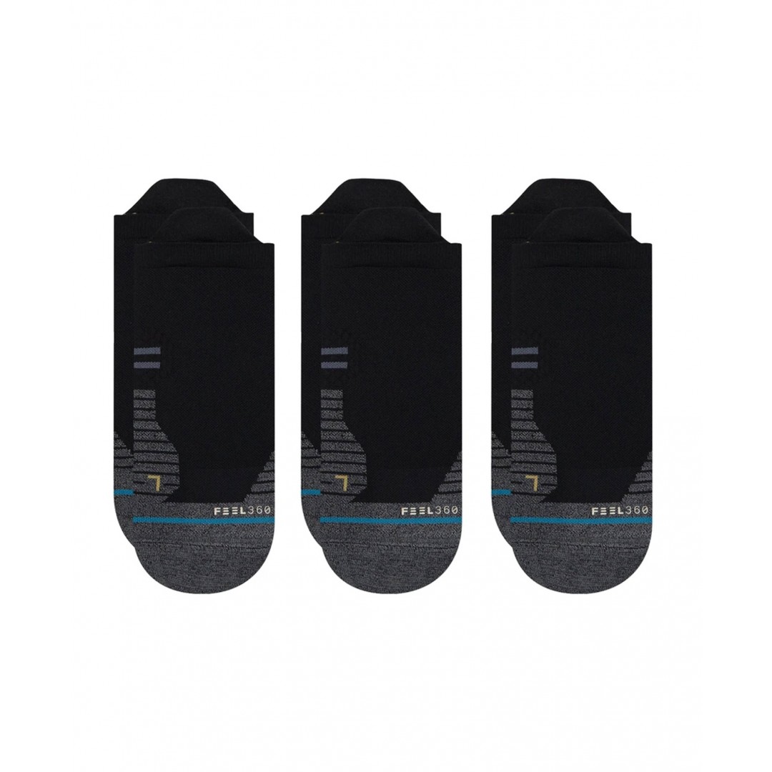 STANCE RUN LIGHT 3 PACK A218A20RPK-BLK Black
