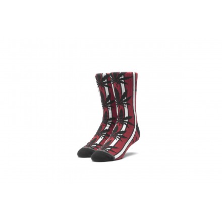 HUF DEXTER PLANTLIFE SOCK SK00359-RWRED Μπορντό