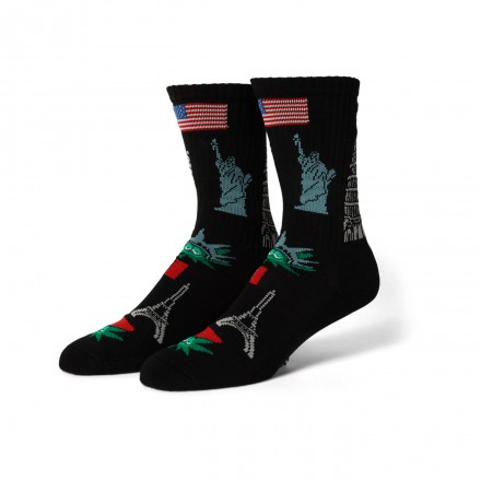 HUF GREEN BUDDY TOURIST SOCK SK00903-BLACK Black