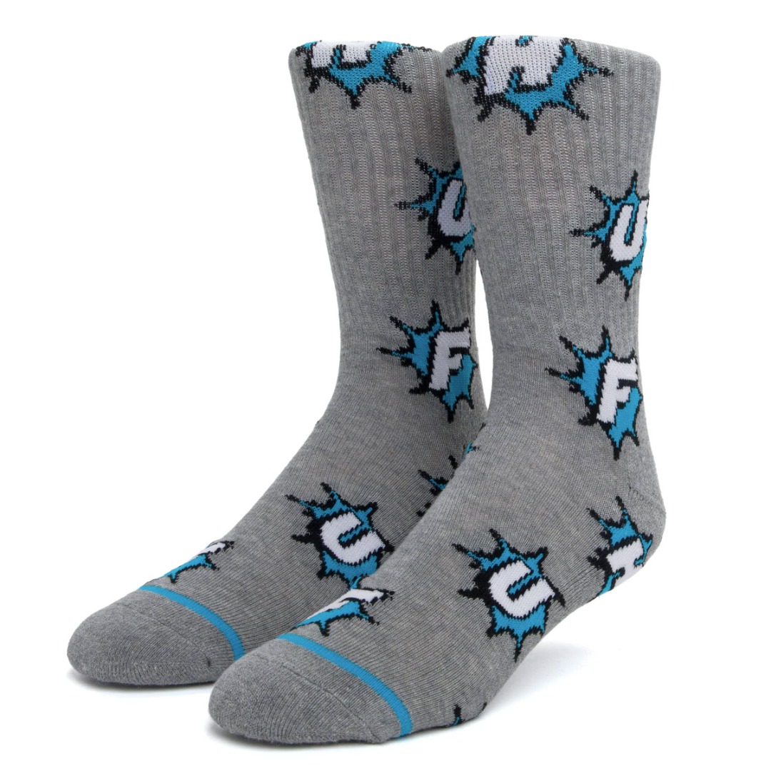 HUF INFINITY JEWEL SOCKS SK00647-GYHTR Grey