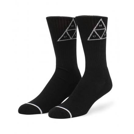 HUF SET TT CREW SOCK SK00740-BLACK Black