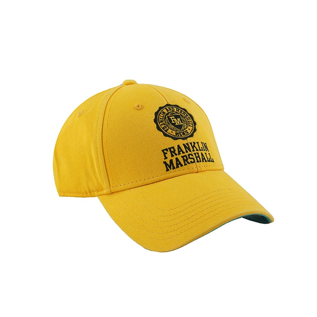 FRANKLIN MARSHALL CAP HEAVY COTTON TWILL JU4000.000.A0113-167 Yellow
