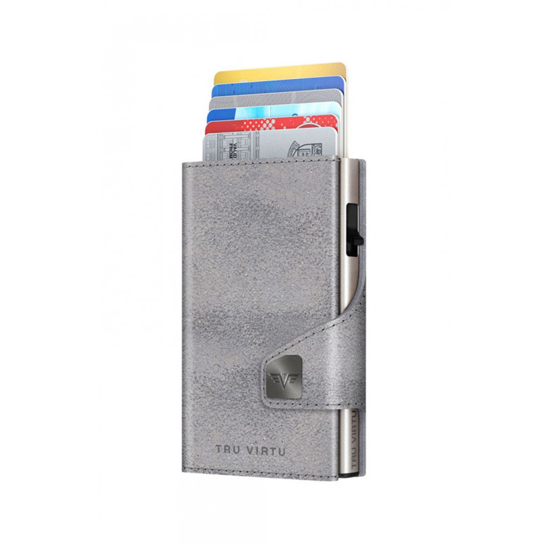 TRU VIRTU CLICK & SLIDE 24104000127-GLITTER SILVERGREY Ασημί