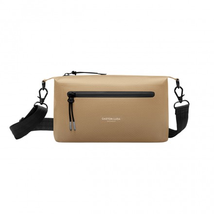 GASTON LUGA LIGHTWEIGHT DUOSEAL CROSSBODY LWDSCBLT-LATTE Μπέζ