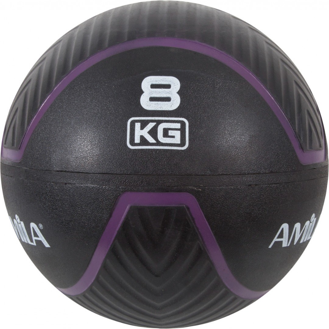 AMILA WALL BALL RUBBER 8KG 84747-18 Black