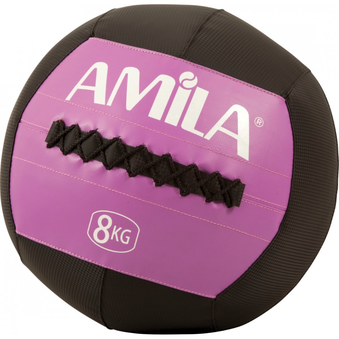 AMILA ΜΠΑΛΑ WALL BALL AMILA - 8KG 44694-18 Μαύρο