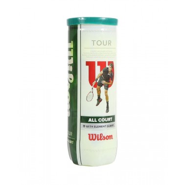 WILSON TOUR ALL COURT 3 BALL WRT106300 One Color