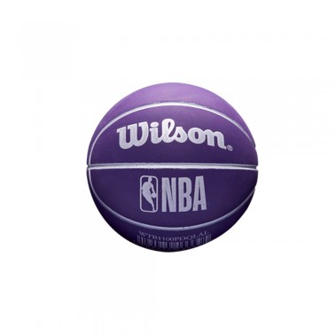 WILSON NBA DRIBBLER BSKT LA LAKERS MINI WTB1100PDQLAL Μωβ