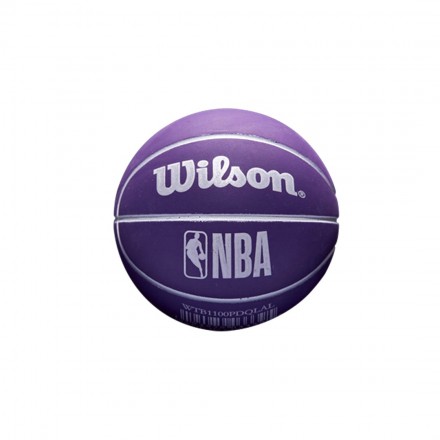 WILSON NBA DRIBBLER BSKT LA LAKERS MINI WTB1100PDQLAL Purple