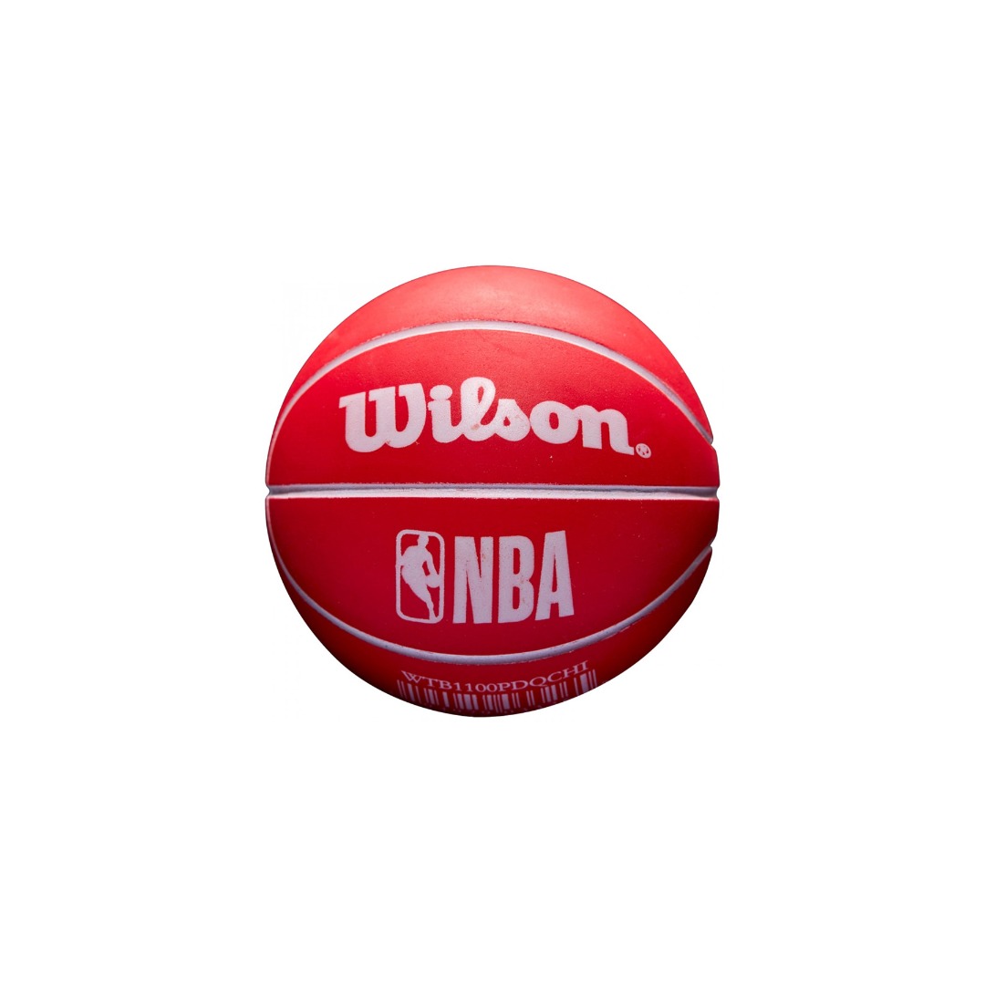 WILSON NBA DRIBBLER BSKT CHI BULLS MINI WTB1100PDQCHI Red