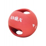 AMILA MEDICINE RUBBER DUAL GRIP 4Kgr 84677 Red