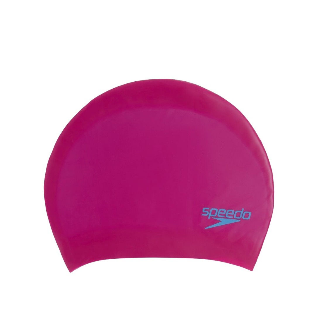 SPEEDO  JUNIOR LONG HAIR CAP 8-12809F953 Fuchsia