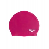 SPEEDO PLAIN MOULDED SILICONE CAP 8-70984B495 Fuchsia Image 