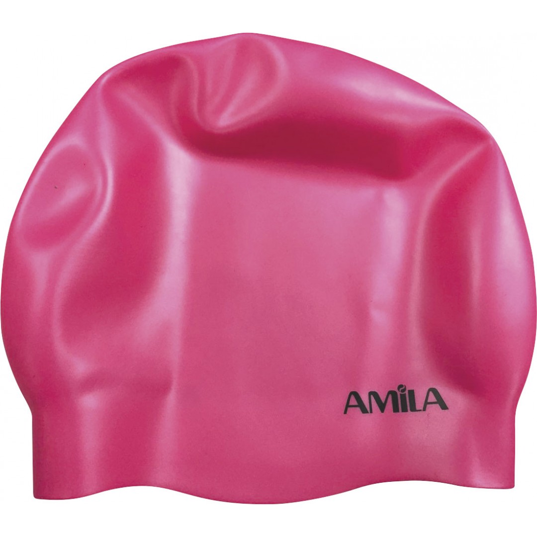 AMILA ΣΚΟΥΦΑΚΙ ΠΙΣΙΝΑΣ ΓΙΑ ΜΑΚΡΥΑ ΜΑΛΛΙΑ - ΡΟΖ - No wrinkle 47022-28 Ροζ