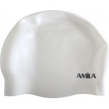 AMILA ΣΚΟΥΦΙΑ ΠΙΣΙΝΑΣ ΣΙΛΙΚΟΝΗ ΜΟΝΟΧΡ. NO WRINKLE ΑΣΠΡΟ 47027-17 Λευκό Εικόνα 