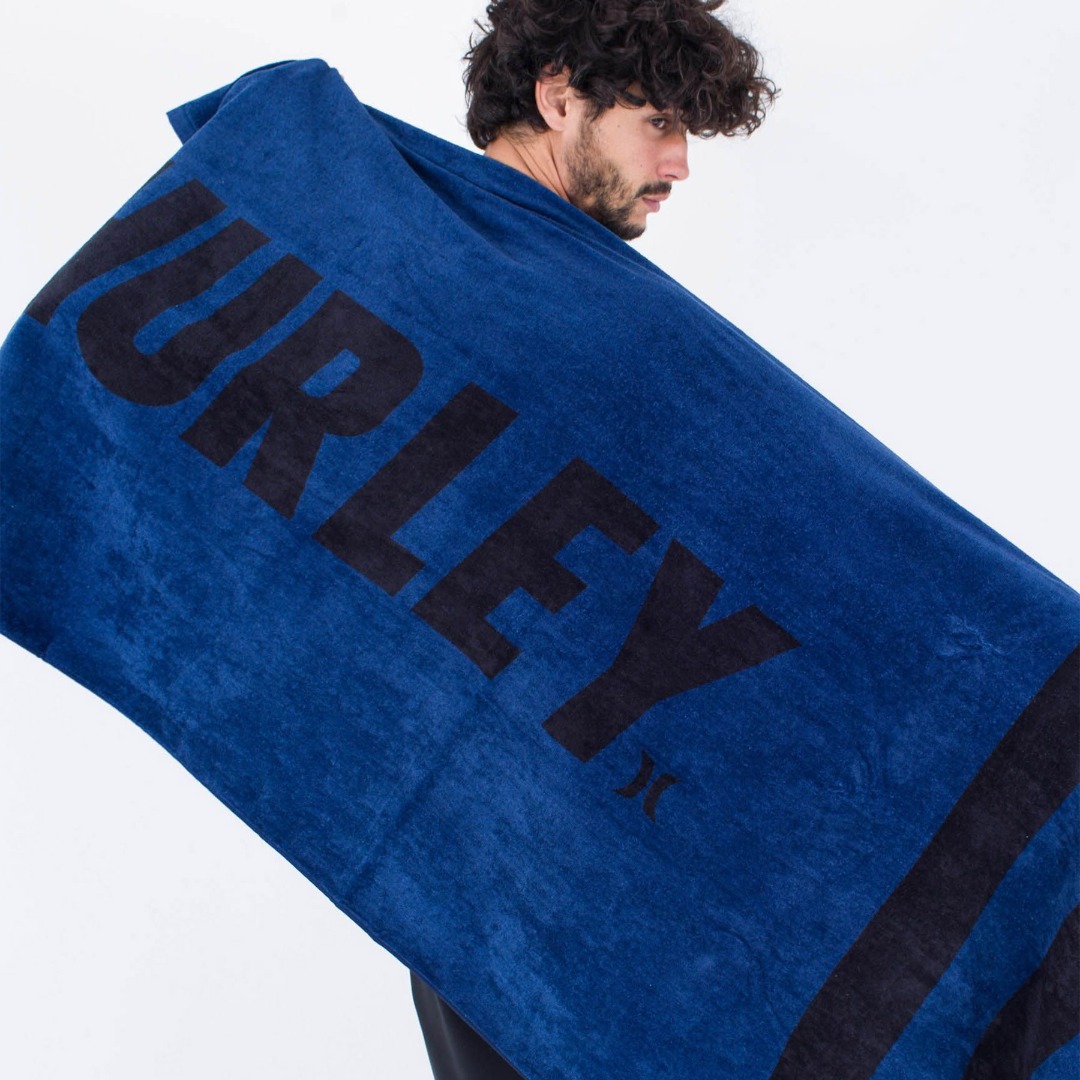 HURLEY FASTLANE 2 STRIPE TOWEL AMAX23Q1FT-POB Blue