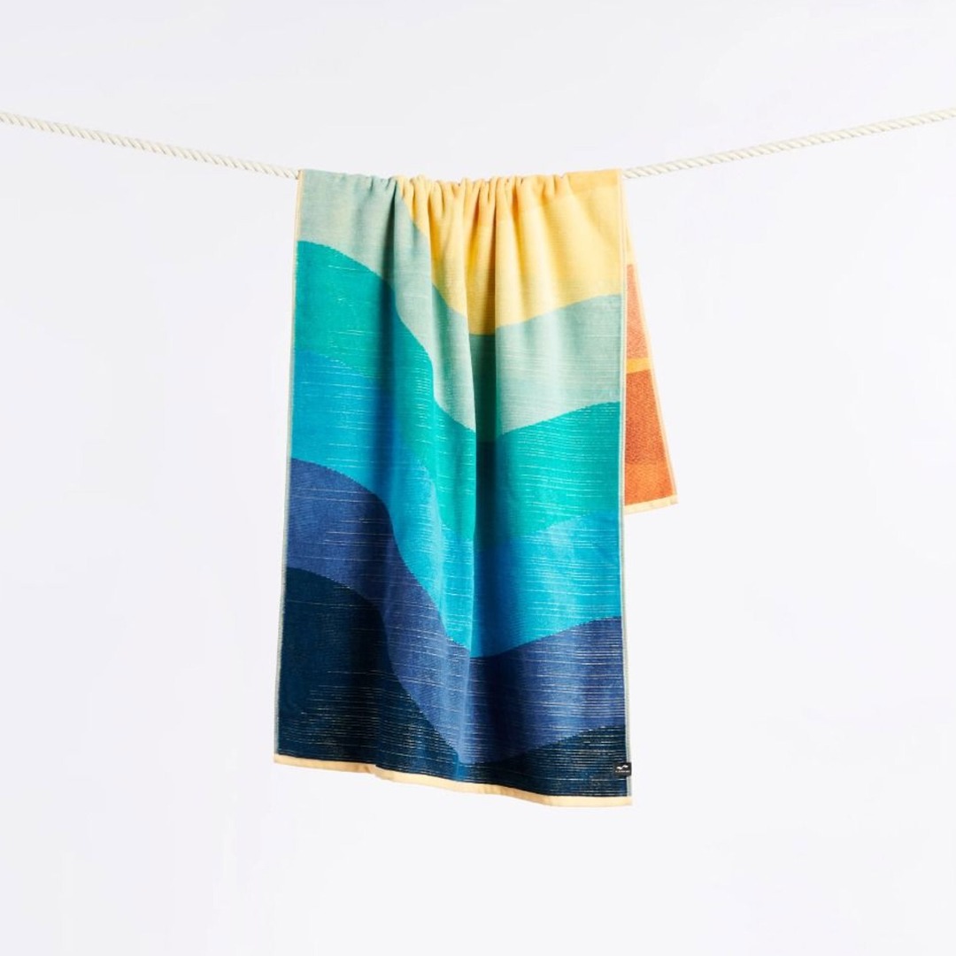 SLOWTIDE PREMIUM WOVEN TOWELS SHORES STWV005-MULTI Colorful
