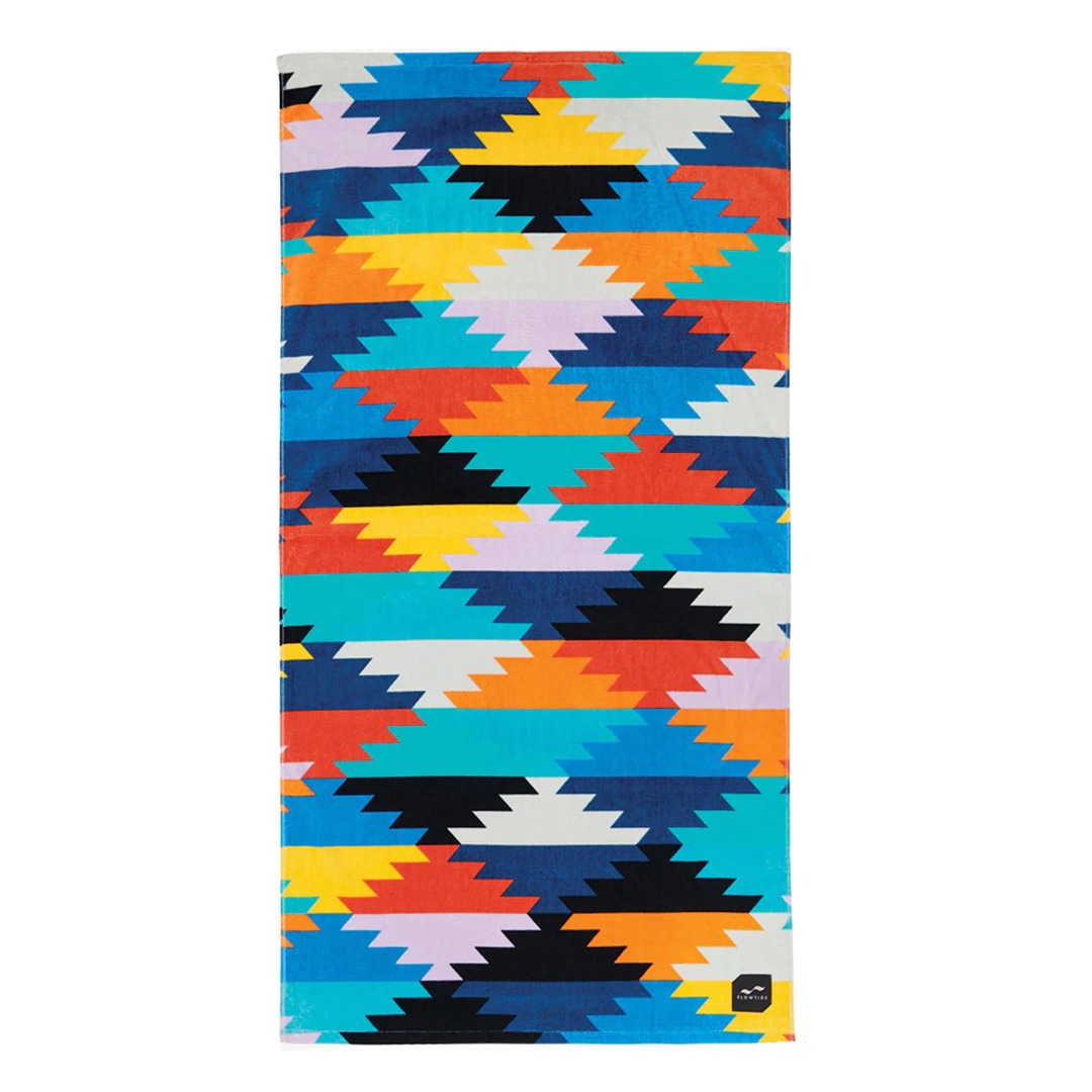 SLOWTIDE PRINTED BEACH TOWELS  STACKED (DEEP PACIFIC) STRP016-DEEP PACIFIC Πολύχρωμο